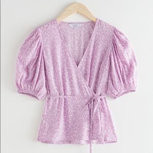 & Other Stories Wrap Blouse